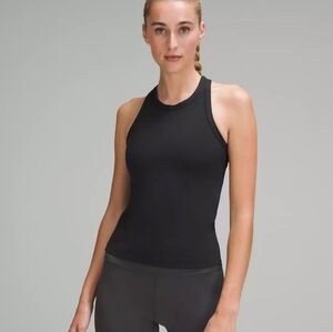 Lululemon Align Black Waist-Length Racerback Tank Top Size 4